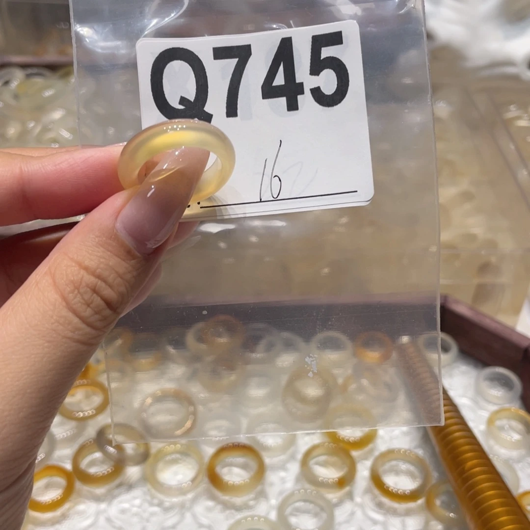 玛瑙/玉髓未镶嵌戒指745