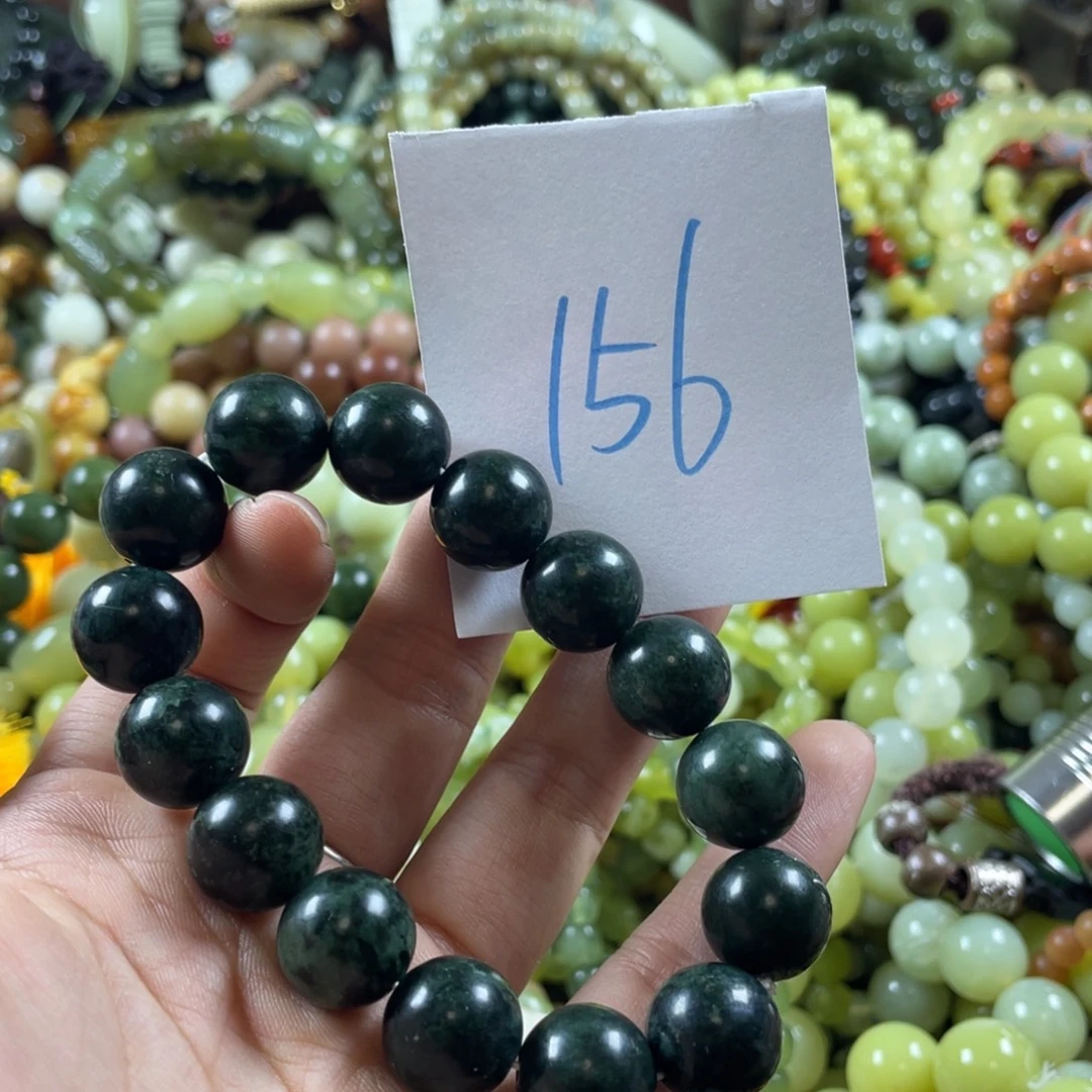 蛇纹石玉未镶嵌手链