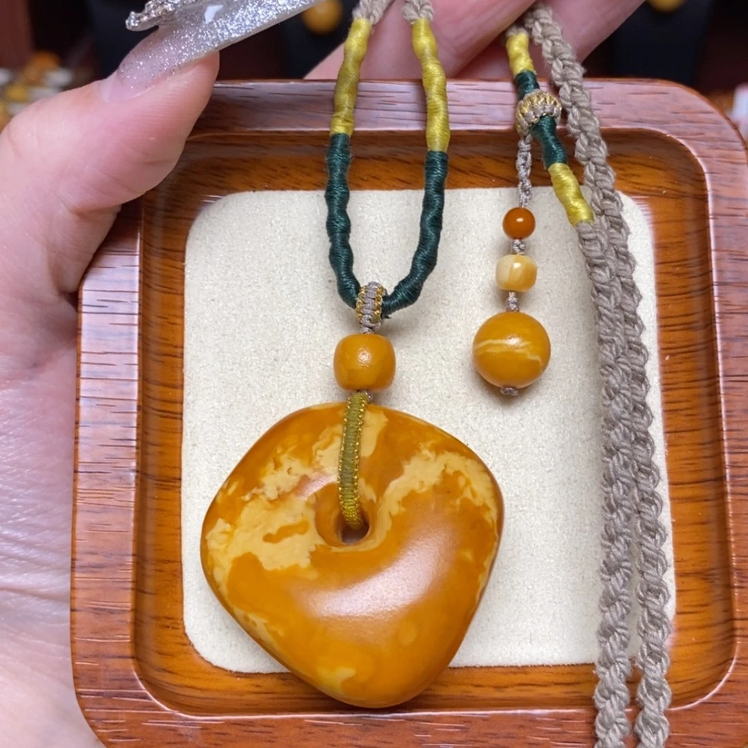 【闪购商品】蜜蜡颈饰未镶嵌项链