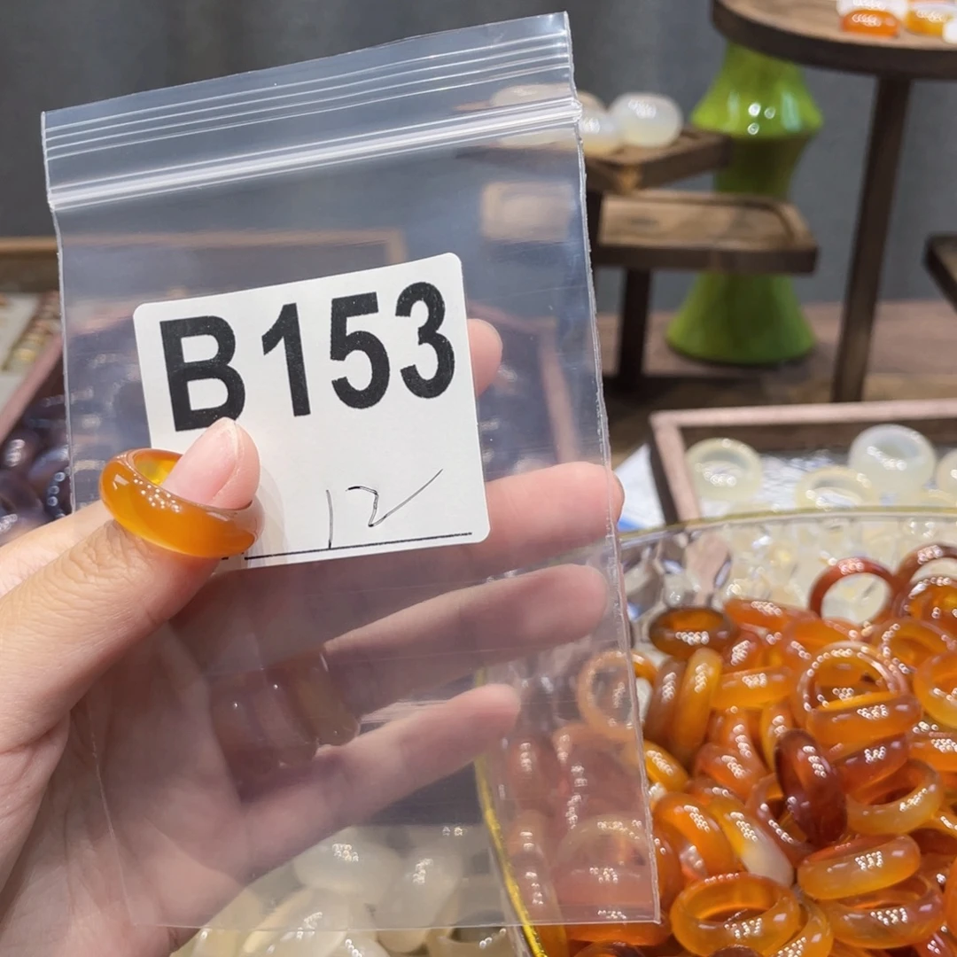 玛瑙/玉髓未镶嵌戒指153