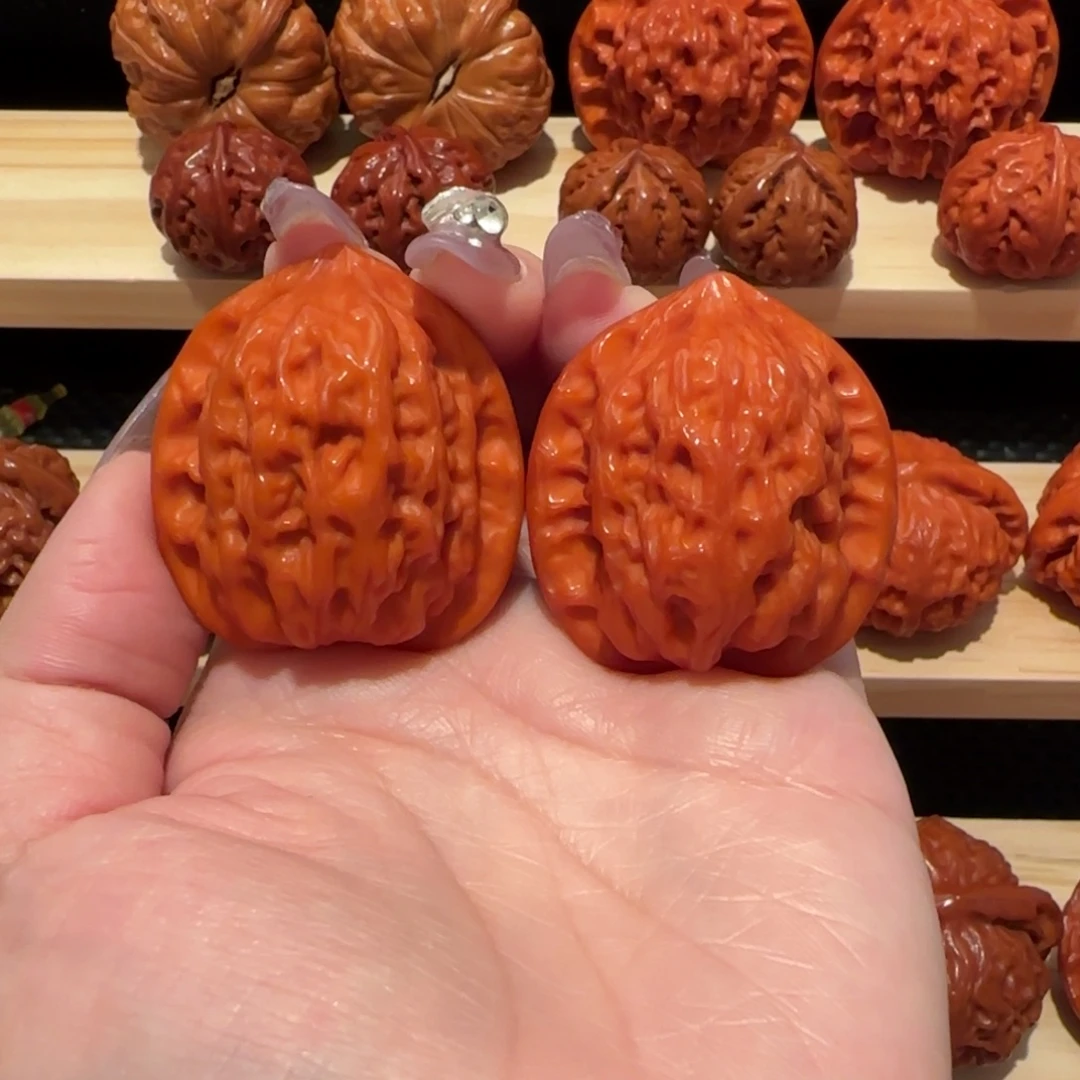 吊坠文玩核桃玉化京公子38精品2460