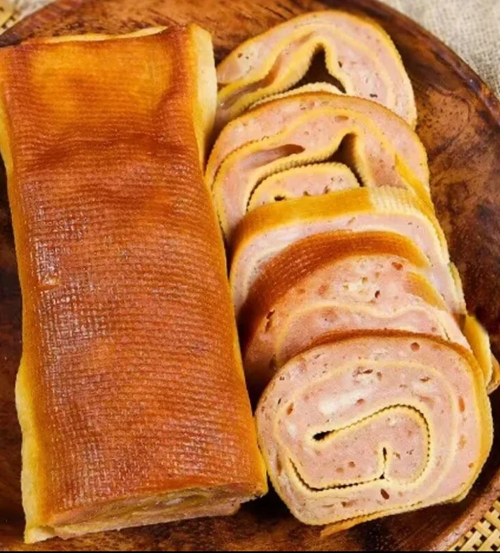 东北五香豆皮肉卷特产熟食即食