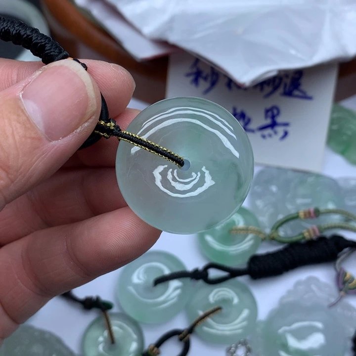 石***乯一物一图，平安扣吊坠