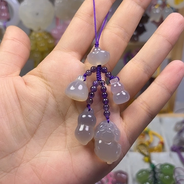 手机挂小福猪紫色款新款