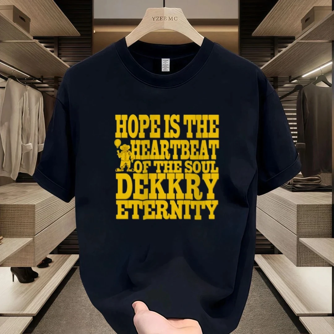 2025夏季新款纯棉短袖T恤潮流设计印花修身休闲百搭男士圆领上衣