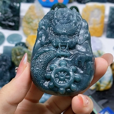 发***发未镶嵌定制翡翠龙