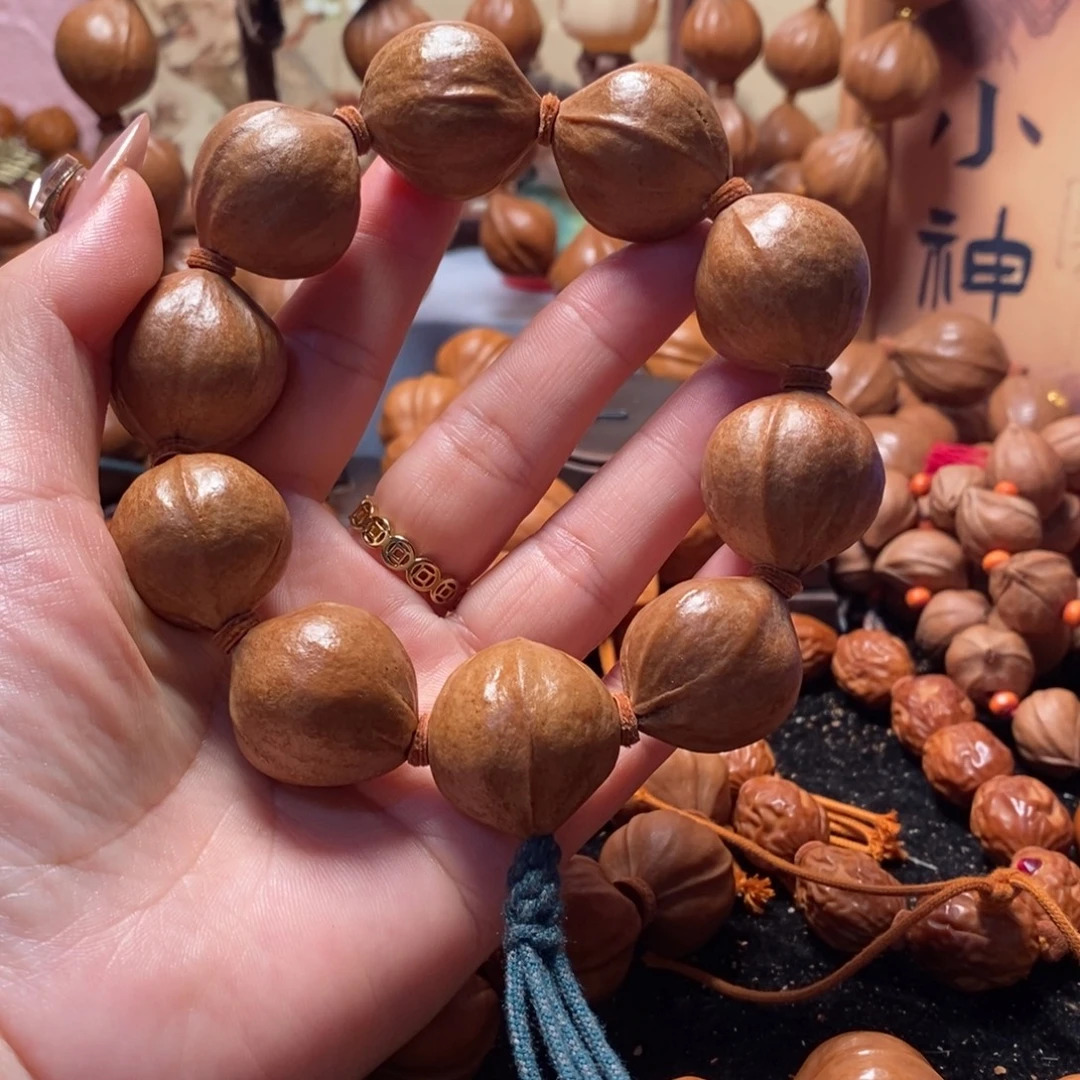 手串/手链橄榄核2.5原皮蜜桃铁盒