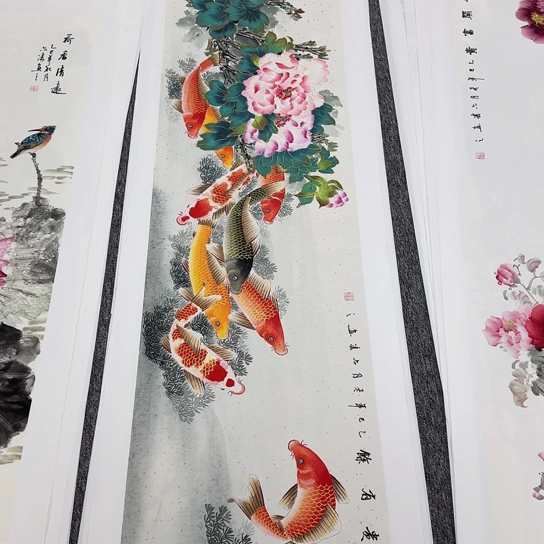 国画180*50纯手绘刘亦凌