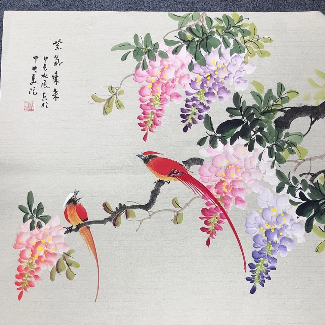 国画宣纸国画纯手绘作品