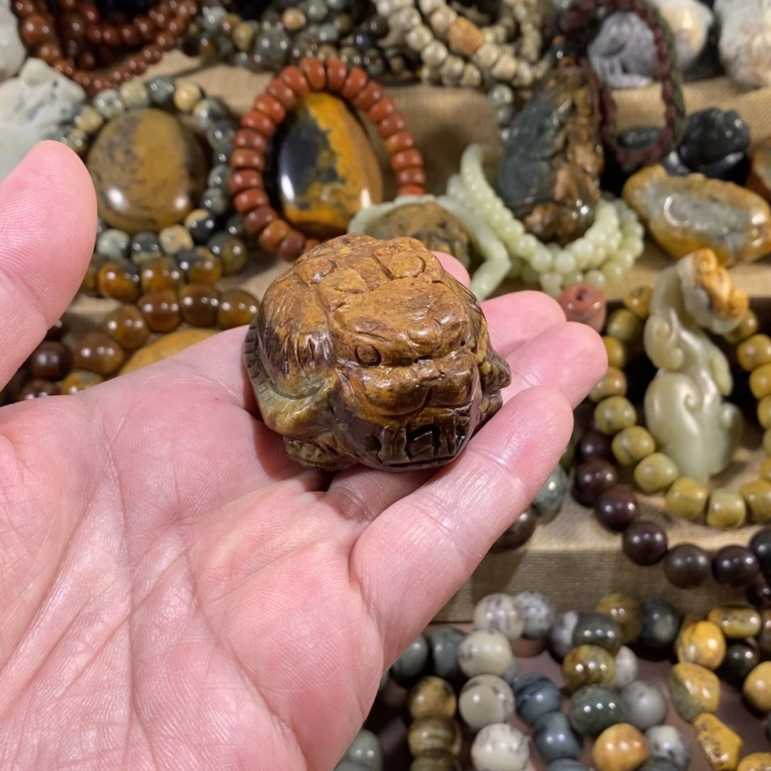 岫岩河磨玉（透闪石质玉）未镶嵌挂件