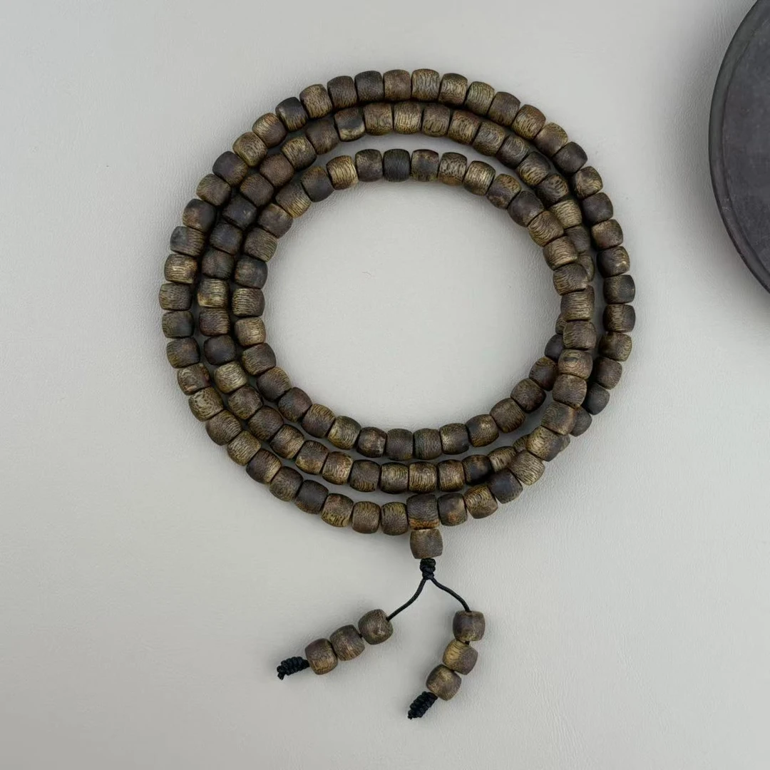 沉香【鹏友专属】棋楠7MM桶珠长串一条 多样性发货（71）