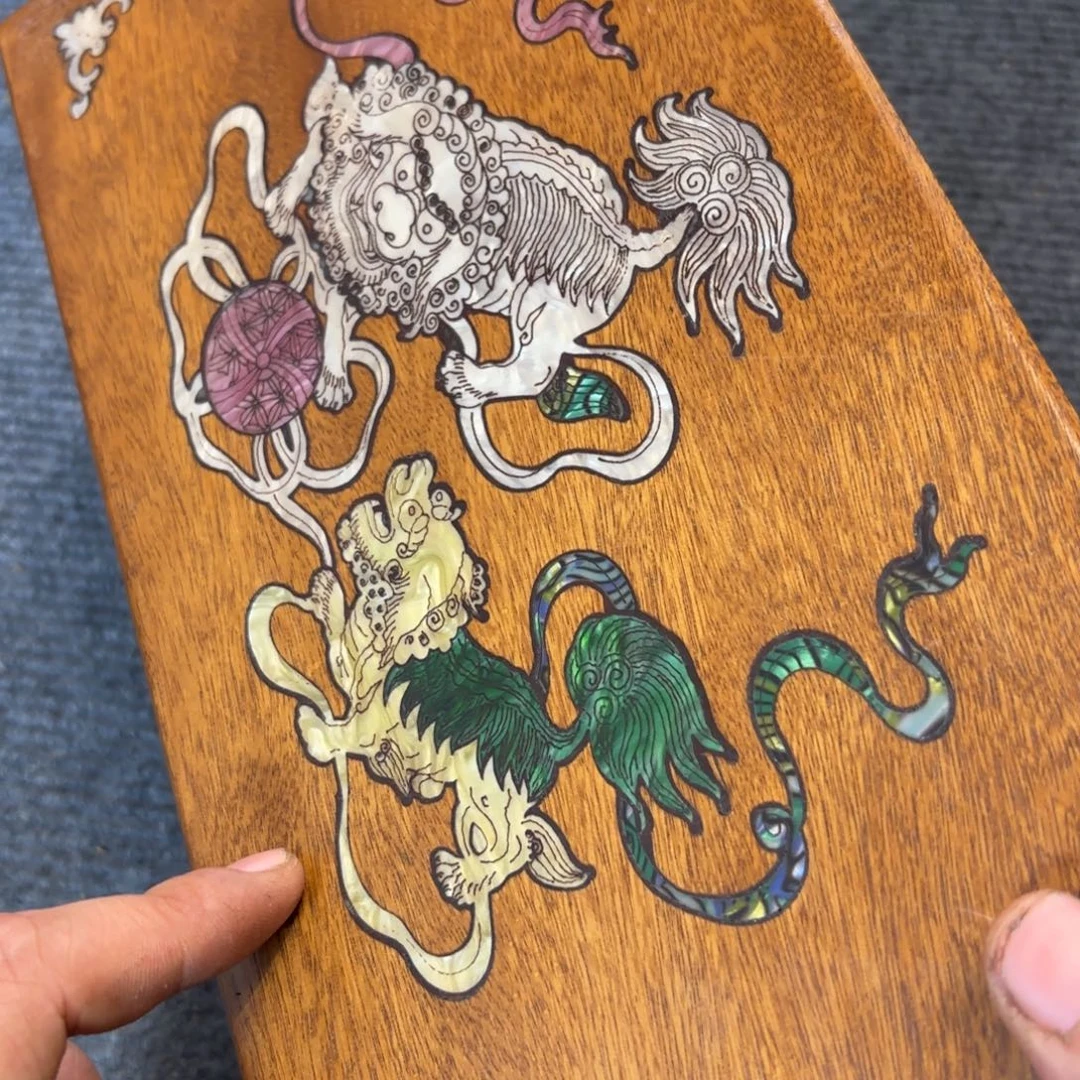 木缅甸花梨独板收纳盒