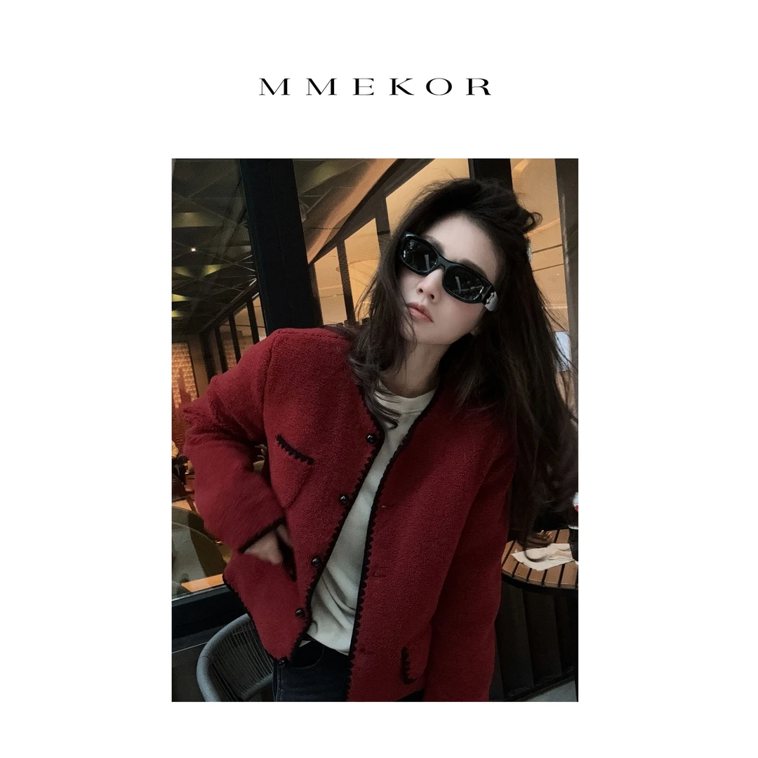 MMEKOR“赫柏小姐”羽绒服 2025新款摩登街头优雅外套 89009