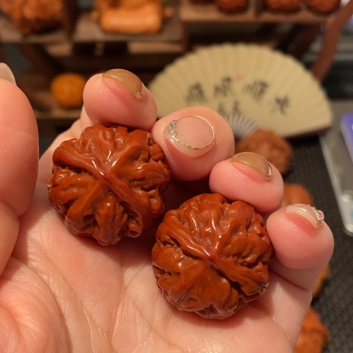 文玩核桃吊坠長**人粗筋南瓜782