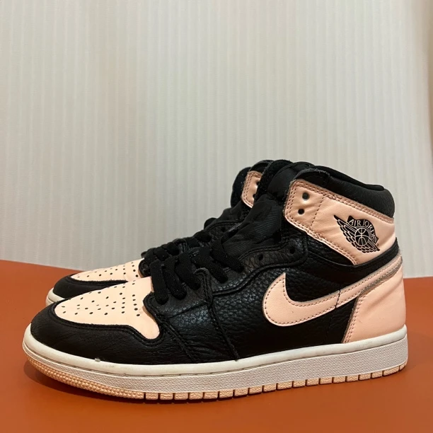 41码 AJ1黑粉脚趾 二手无原盒 95新