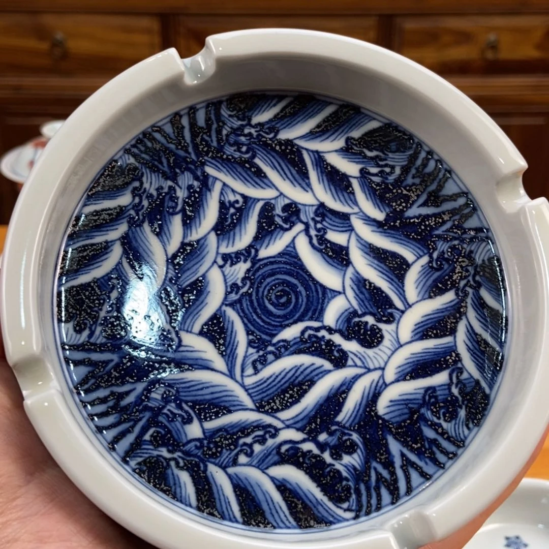 手绘茶具现代制品