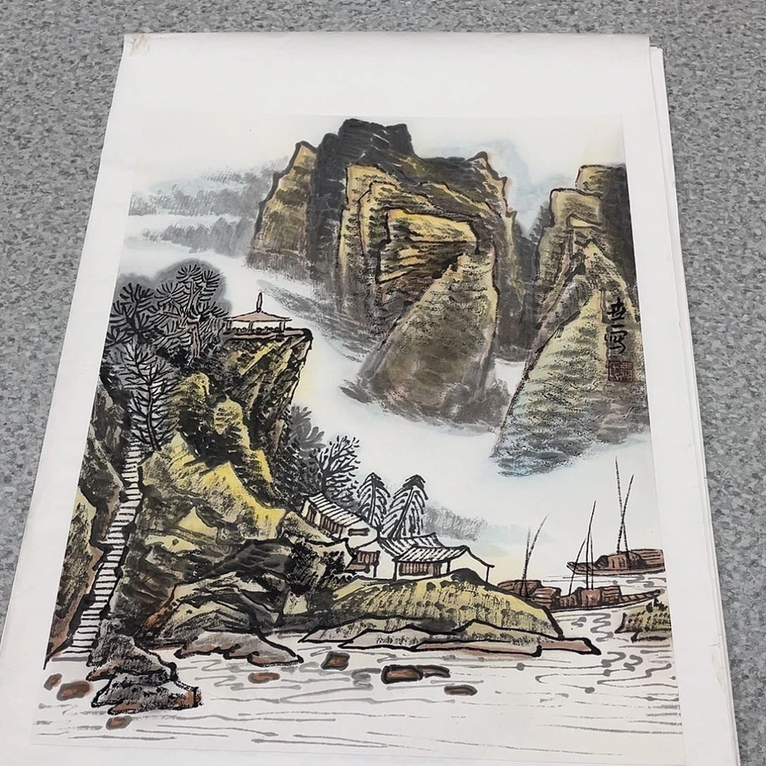 国画1.4平尺国画作品