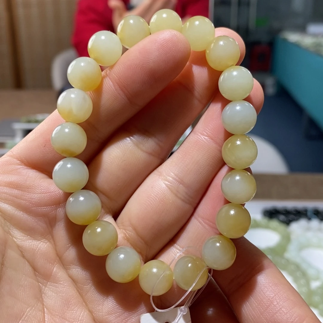 和田玉未镶嵌手链110