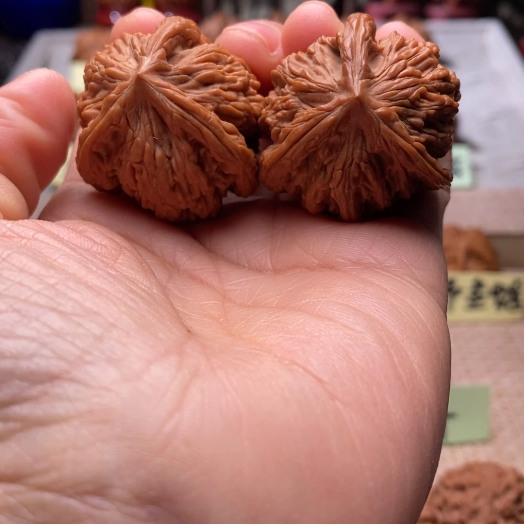 云***艺文玩核桃把件麦虎奔