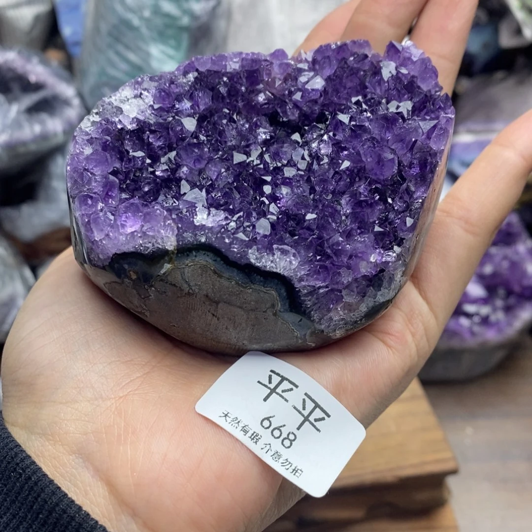 果***子大型摆件（非配饰）紫晶未镶嵌