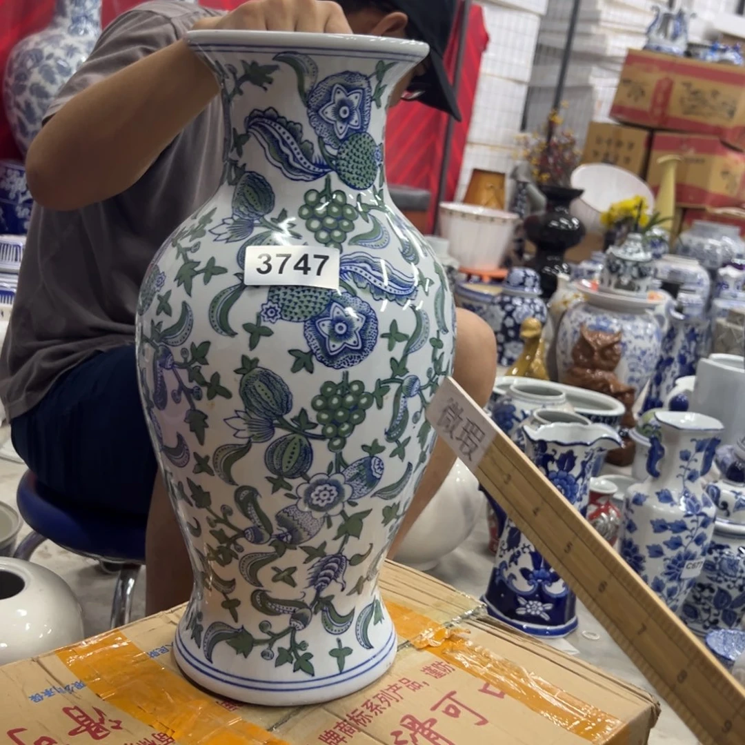 瓷片底部干裂微瑕青花瓷器值得购买