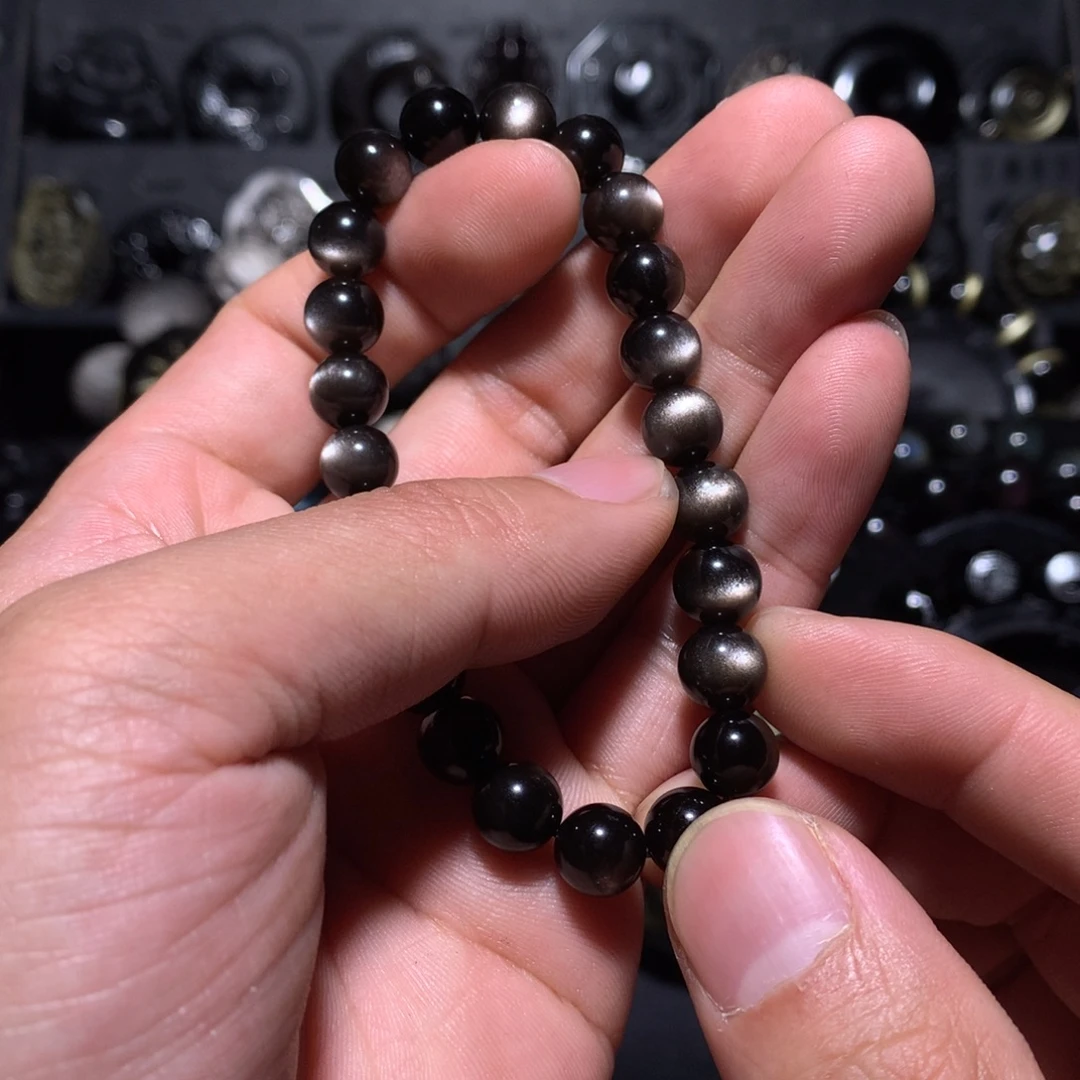 b***u黑曜岩未镶嵌珠宝奇石