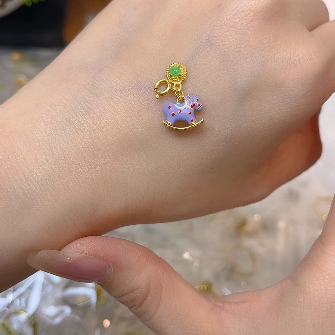 翡翠银S925镶嵌戒指。一。