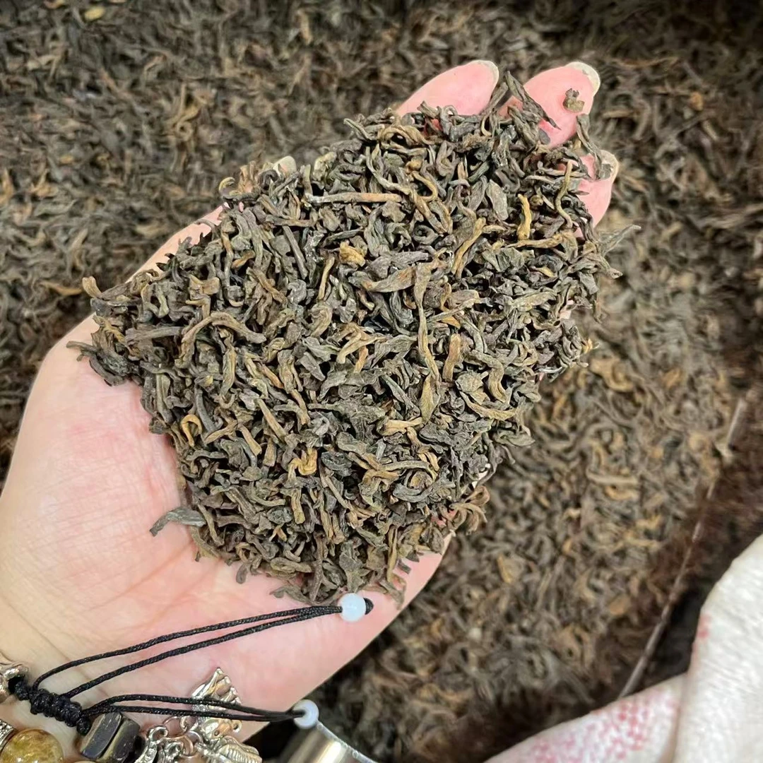 06年雄峰金芽一级熟茶散茶500克