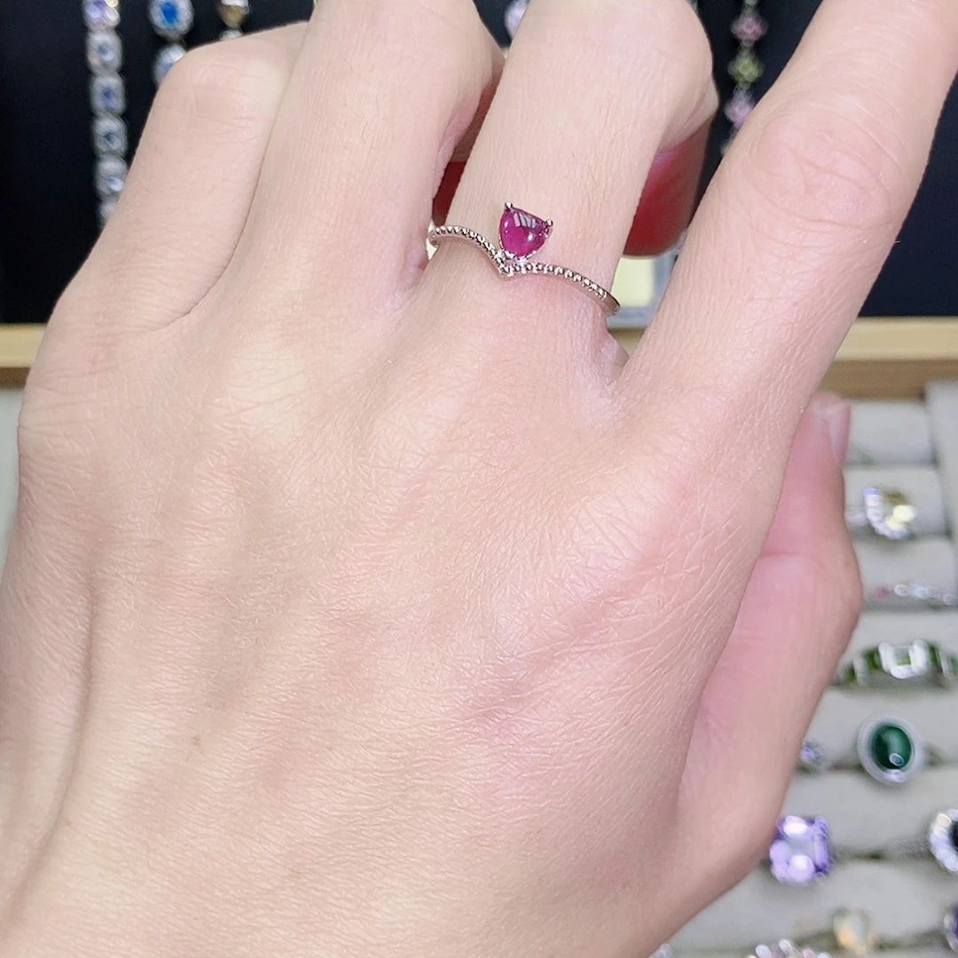 未镶嵌戒指石榴石（紫牙乌）