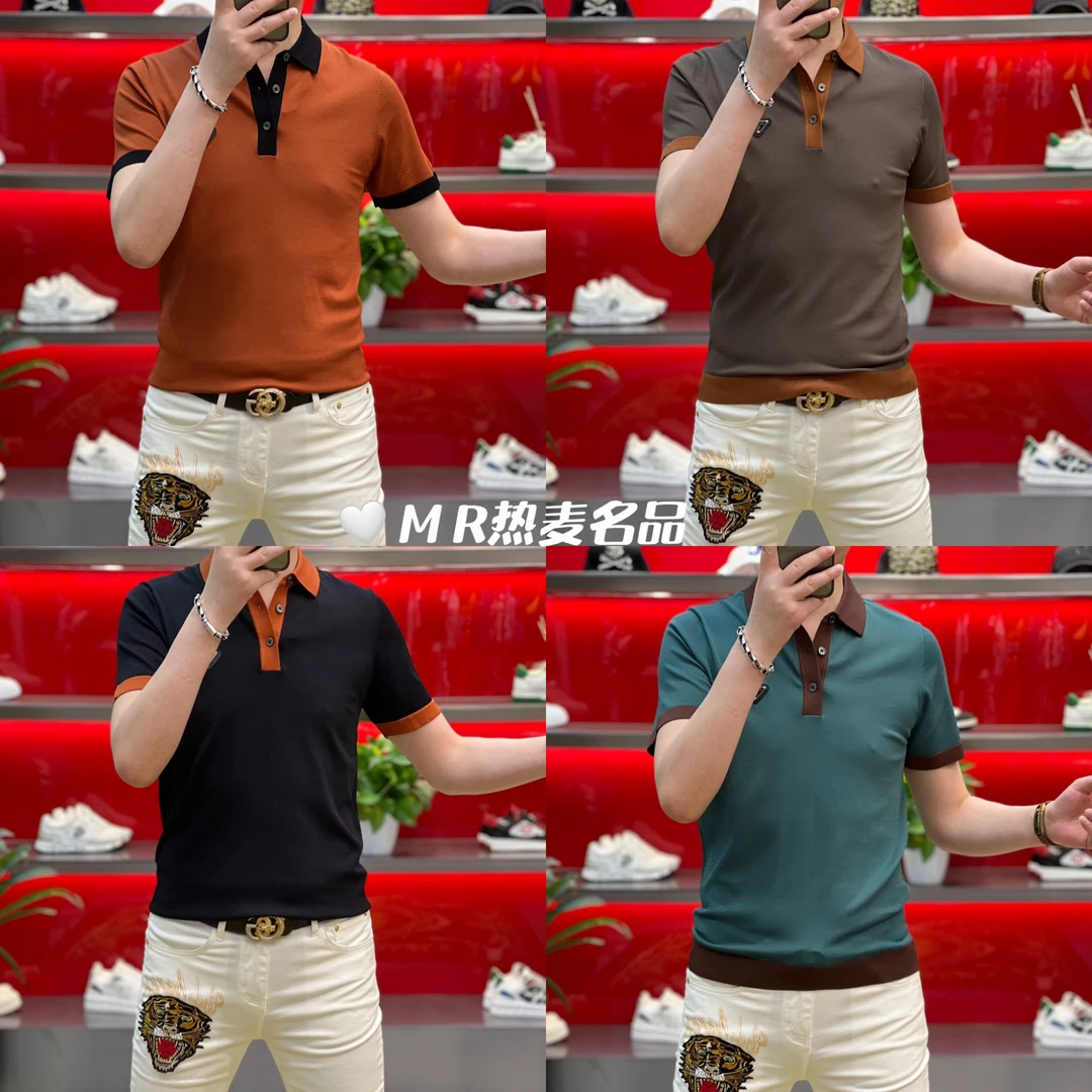 【热麦甄选】夏季翻领Polo伊力特拼色款