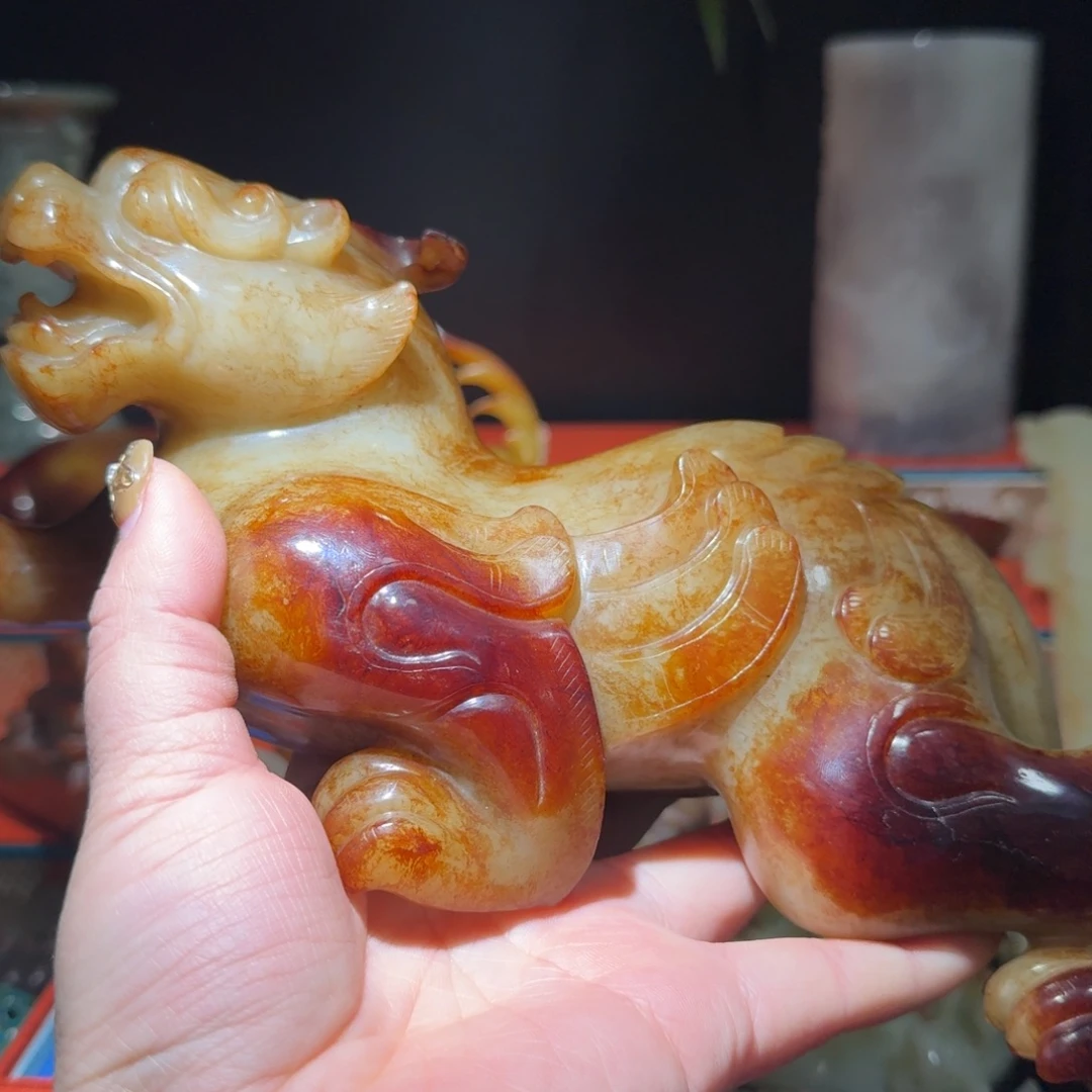 社***爷和田玉（糖玉）未镶嵌摆件