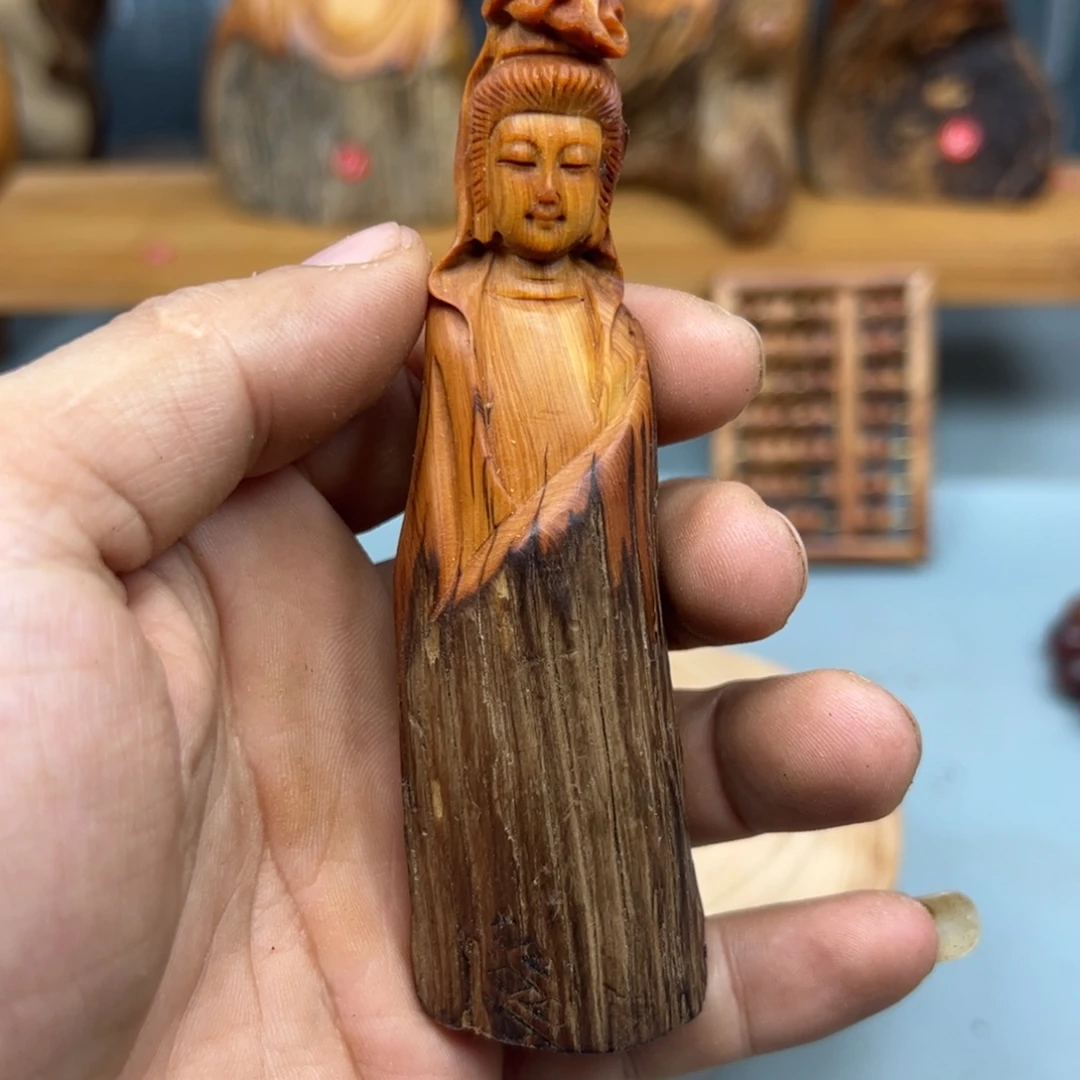 W***S木崖柏木摆件手把件