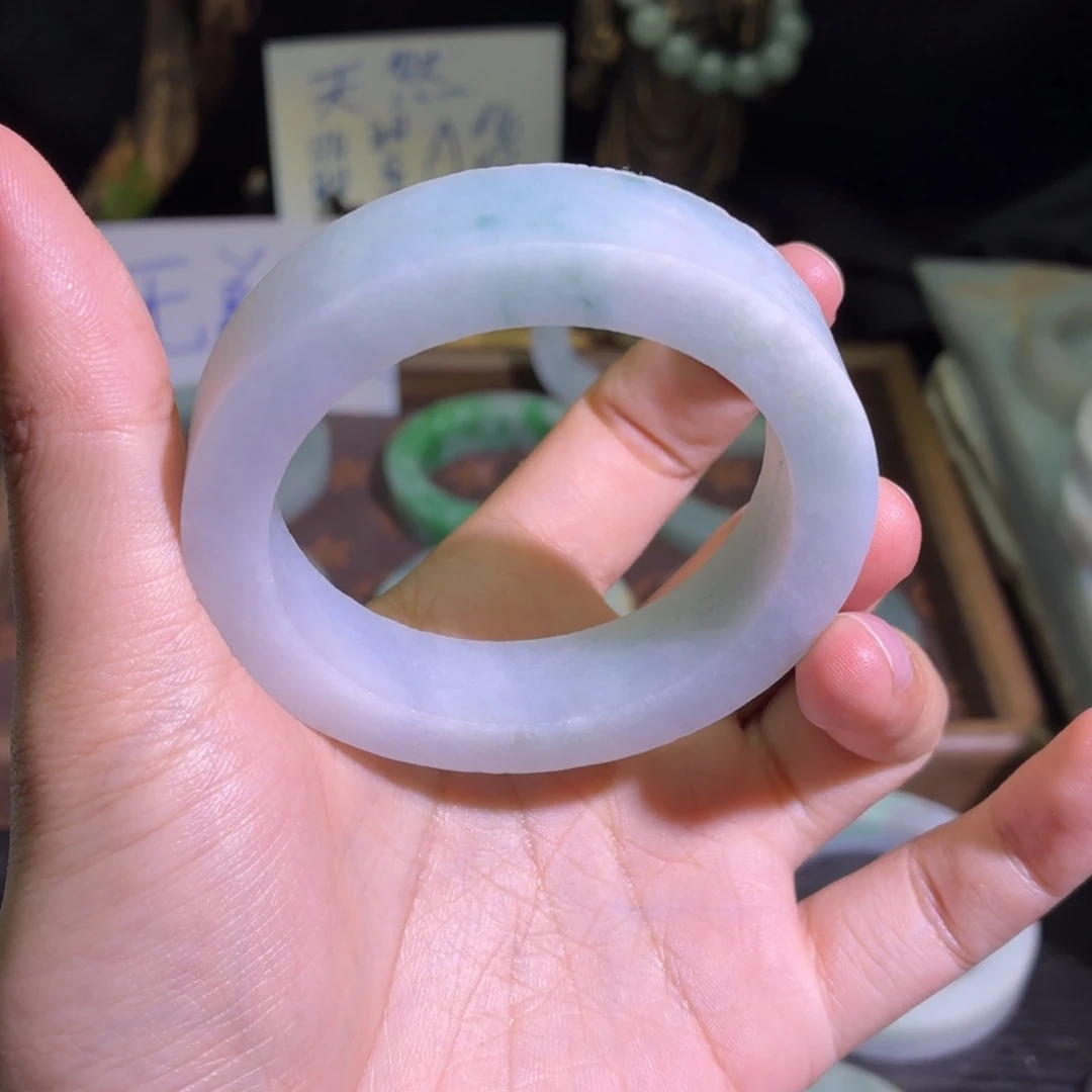 定制翡翠未镶嵌翡翠A货毛胚手镯定制