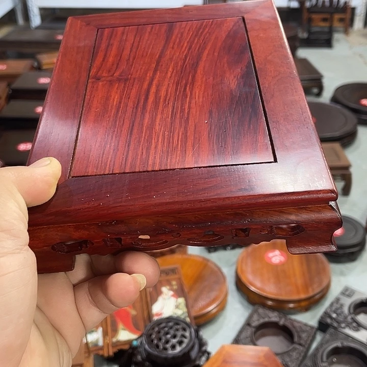 红木底座工艺品紫砂红木底座工艺品20公分