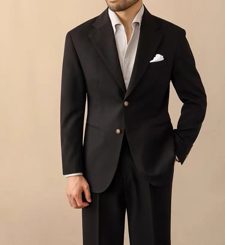西服套装平驳领单排扣西装#JSN667