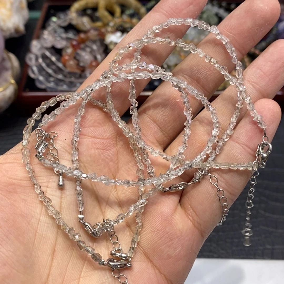 水晶手链未镶嵌闪灵切面