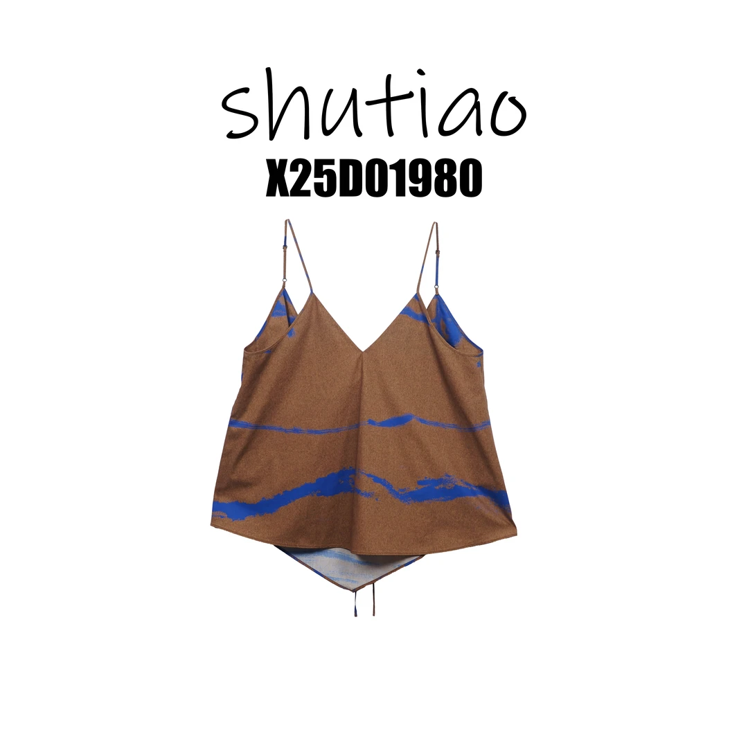 【SHUTIAO】2025春夏：新款小众设计款背心X25D01980