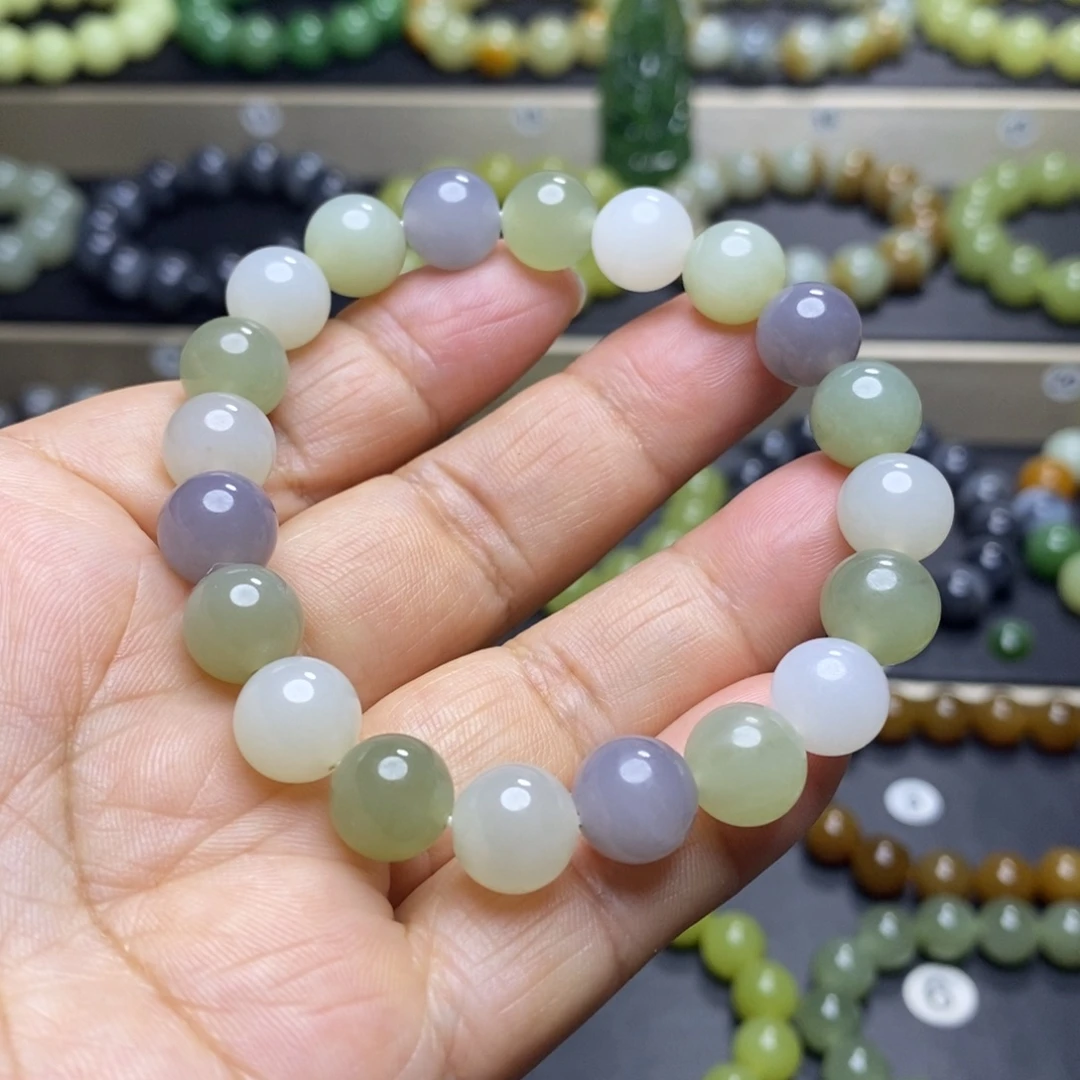 和田玉未镶嵌手串