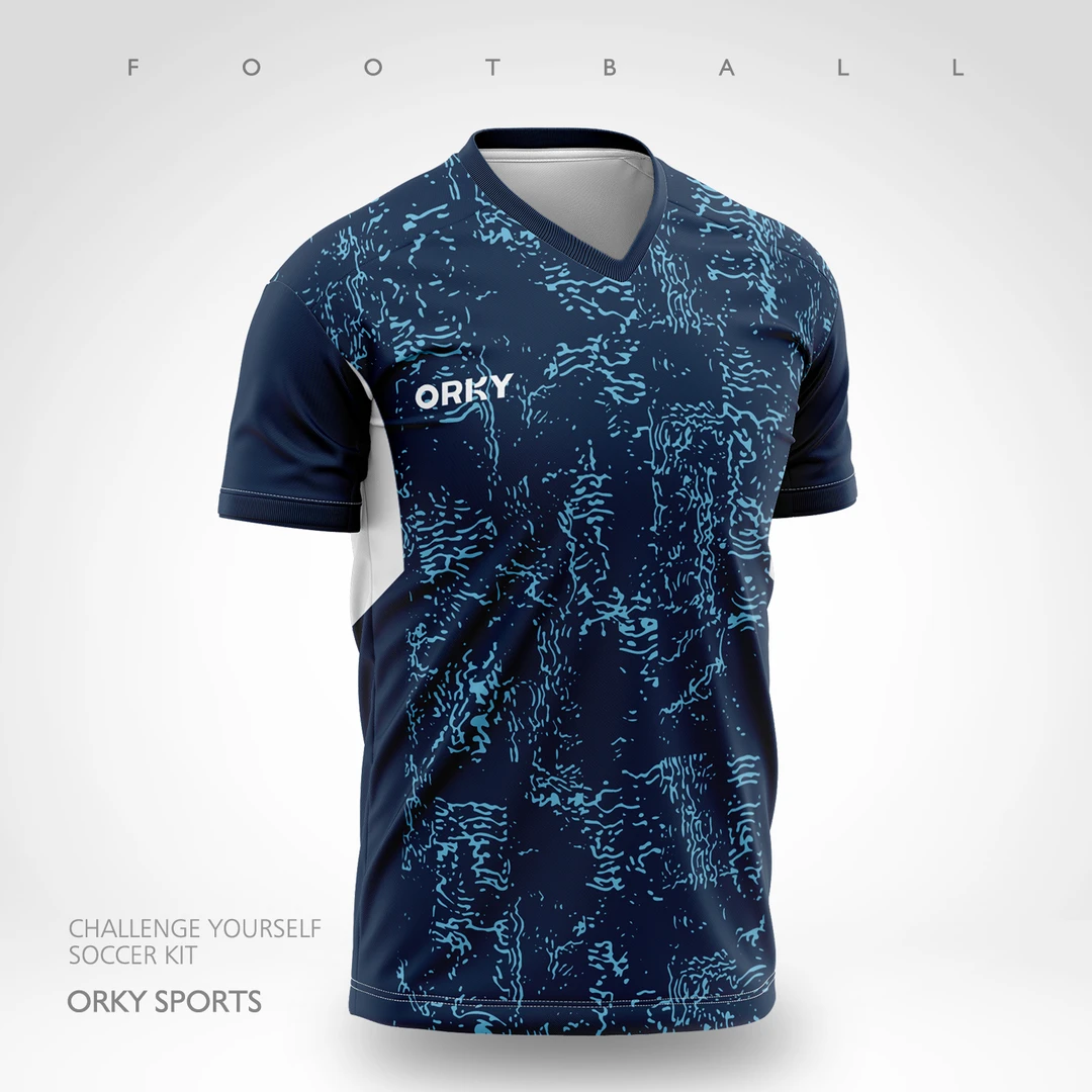 ORKY沃恺定制足球服男足球队服短袖运动服成人比赛训练足球衣