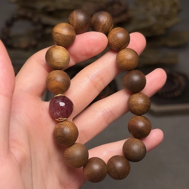 沉香手串越南芽庄黄油白棋楠1.2配饰