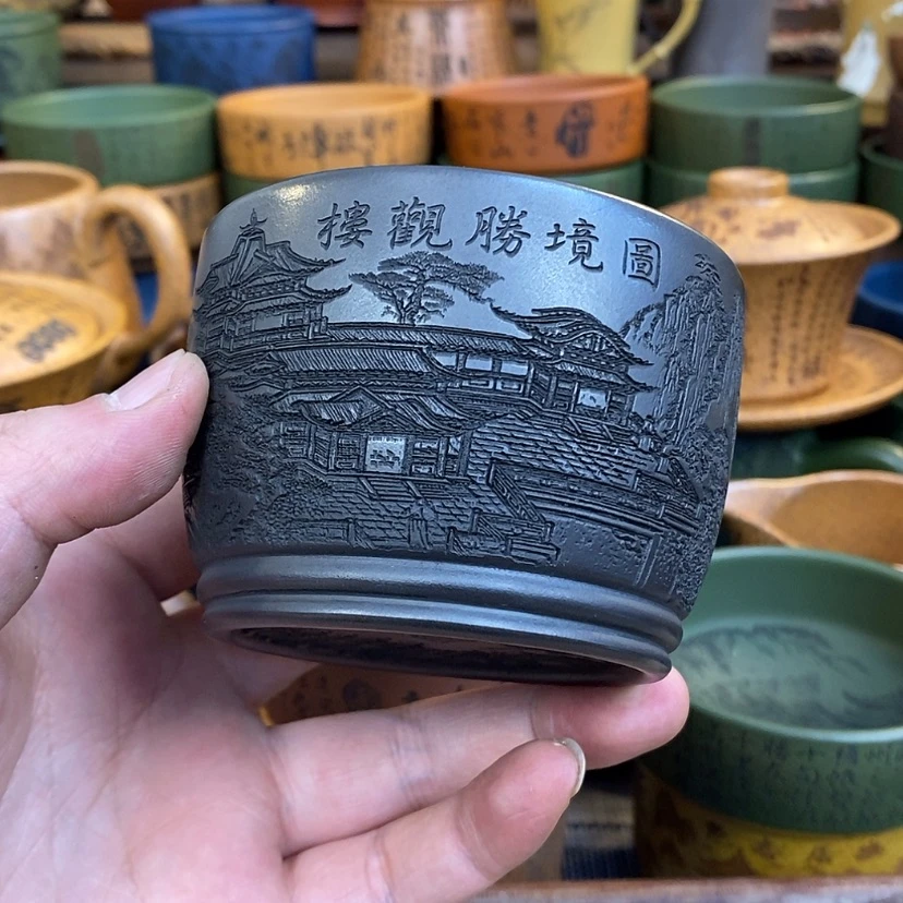 【闪购商品】紫砂杯子宜兴全手工紫砂杯