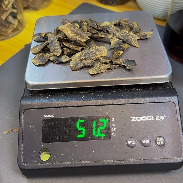 摆***烂沉香沉香碎屑张勺子51克