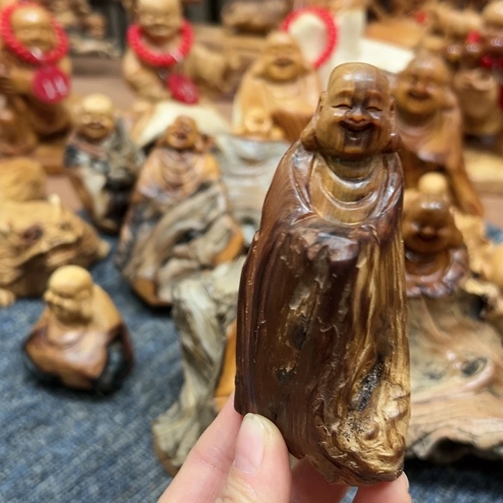 柏木太行崖柏手把摆件