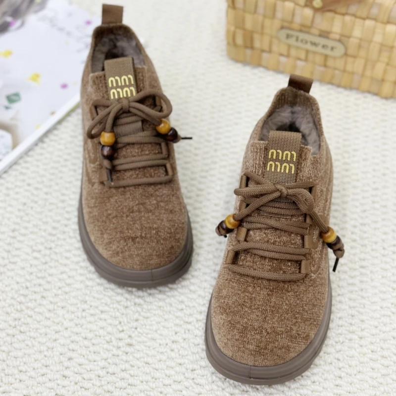 2025冬季新款老北京布鞋加绒加厚休闲棉鞋女中老年棉鞋保暖妈妈鞋