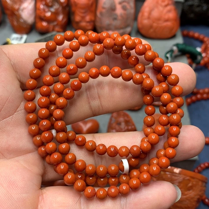 南红玛瑙未镶嵌手串5mm