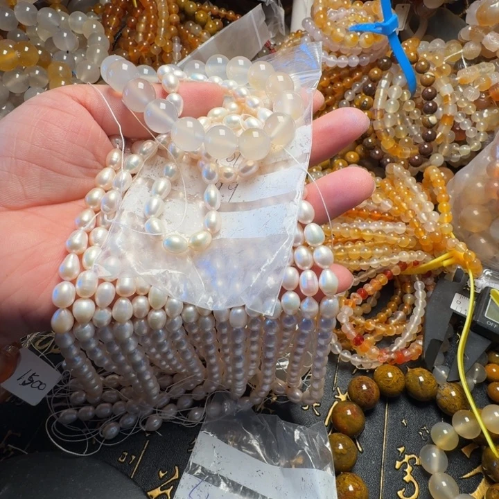 玛瑙/玉髓颈饰合金G****?0013