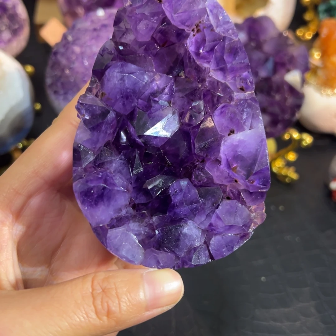 珠宝半成品未镶嵌紫晶29