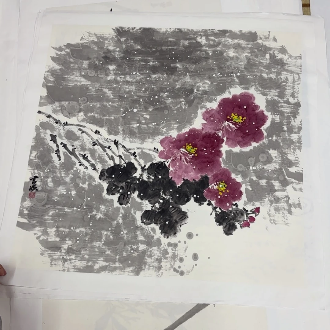 国画国画老师作品刘