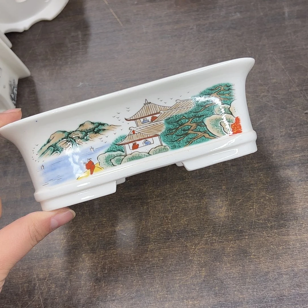 紫砂花盆700号瑕疵18/14/5.5cm