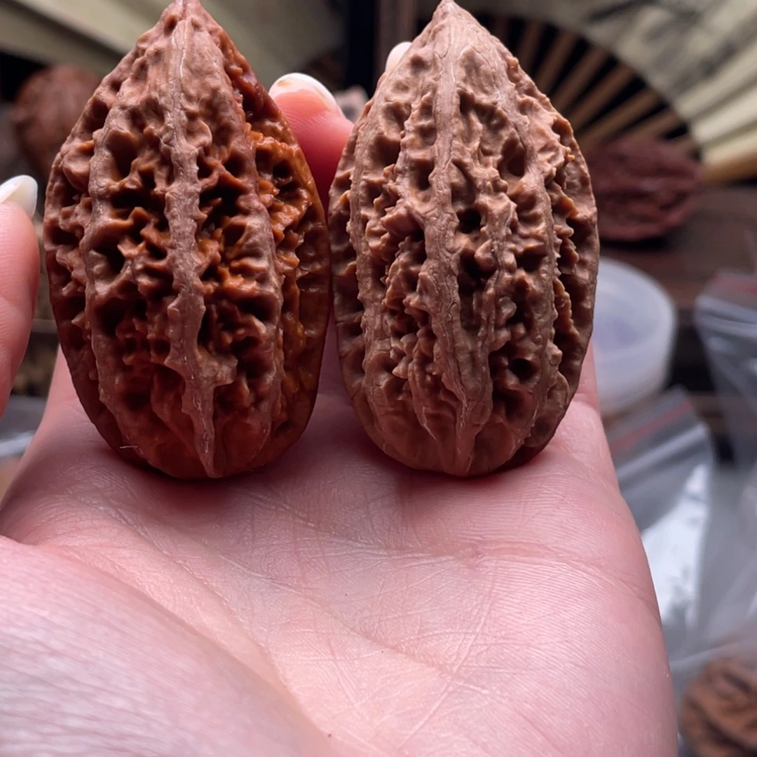 文玩核桃把件楸刀鱼52